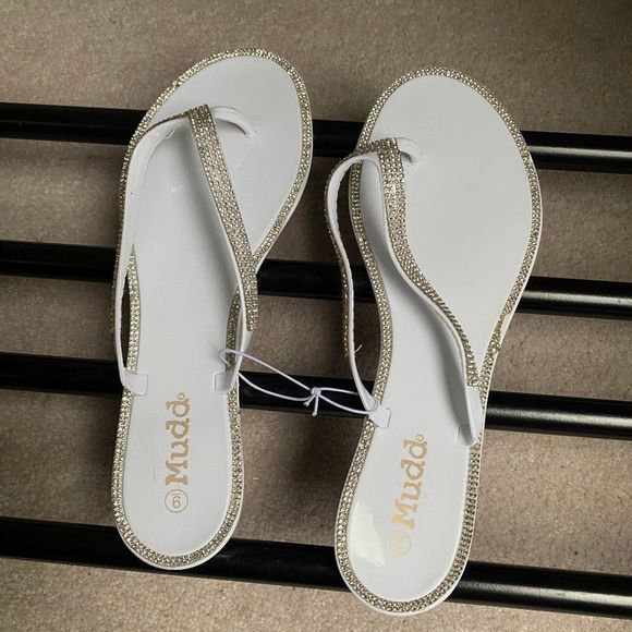 MUDD Shoes - MUDD Women Papaya Gemstone Sandals - NEW NWOB